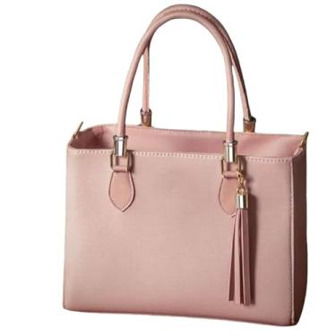 Imagem de Bolsa Feminina Media Duarts de Mão e transversal Lorena(Rosa)