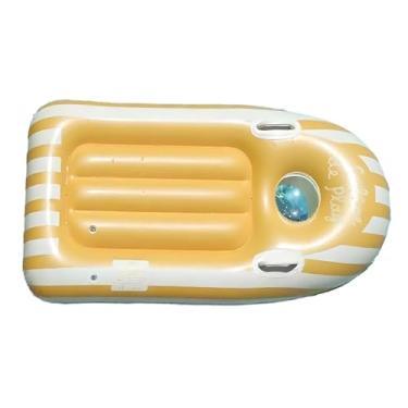 Imagem de Bodyboard Inflável,Prancha de Surf Portátil para Crianças com Alças | Boias para Piscina Mar Praia Verão Atividades Aquáticas