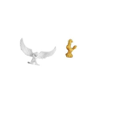Imagem de Fenteer Estatueta de Resina de Asa de Anjo, Escultura para Escritório, Inauguração de Casa, Estante, Corredor, Mesa, Galinha, Decoração de Feng Shui, Estátua