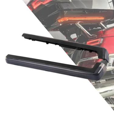 Imagem de HDBUBALUS Pacote de turismo para motocicleta, luzes de sinalização lateral, luzes traseiras de LED para Harley Touring Glide King FLHX FLTRX FLTRXSTSE FLHR FLHT 2006-2025, preto