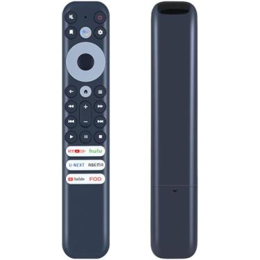 Imagem de Controle remoto de voz de substituição RC902V FJB1 compatível com Smart TV TCL 4K QLED UHD 32S54J
