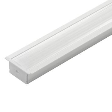 Imagem de Perfil De Embutir Para Fita Led Nordecor 43mm Branco - 3 Metros