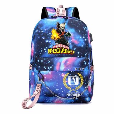 Imagem de Mochila My Hero Academia Midoriya Izuku Cartoon Kids School