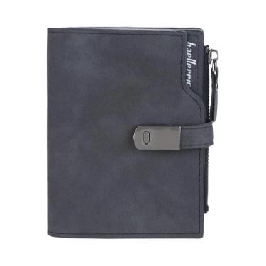 Imagem de Carteira Curta Feminina Com Fecho Magnético Porta Cartões De Alta Qual