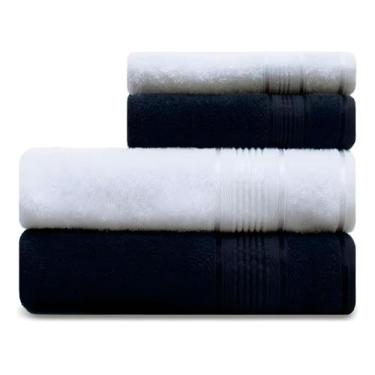 Imagem de Kit Jogo Toalha De Banho 4 Pçs Incluindo 2 Banho E 2 Rosto - Appel