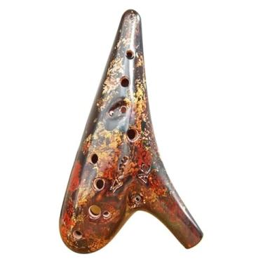 Imagem de ocarinas Ocarinas 12 Buracos Profissional Ocarina Tocar Instrumento Alto C Key Ac Iniciante Doze Buracos Estudante Instrumentos Musicais Piccolo