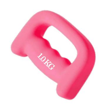 Imagem de Peso De Mao Halter Boxing Dumbell 1kg Revestido Musculacao Treino Fitness Exercicio Fisico Academia Fisoterapia Pilates