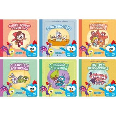 Imagem de Livro Brinquedo Ilustrado Galinha Pintadinha Contos Clássicos Pacote c