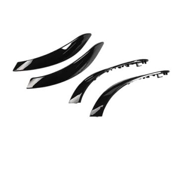 Imagem de Portas internas lidar com exterior puxar guarnição capa acessórios do carro Compatível com bmw 3 4 3gt série 2013-2018 f30 316d 318d 320d f31 320i 325d(Gloss Black 4PCS)