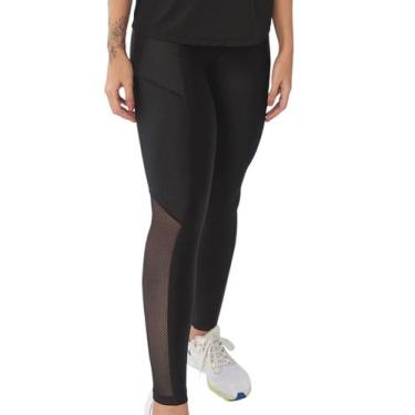 Imagem de Calça Legging Delrio Sport V660422 Feminina Recorte e Bolsos Poliamida