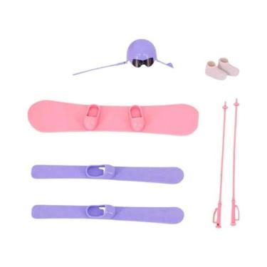 Imagem de Acessórios De Mobiliário Para Casa De Bonecas Barbie, Cama, Espelho, R