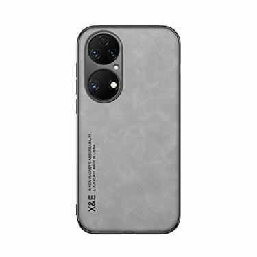 Imagem de Kepuch Silklike Capa para Huawei P50 Pro - Case Placa de Metal Embutida para Huawei P50 Pro - Cinza