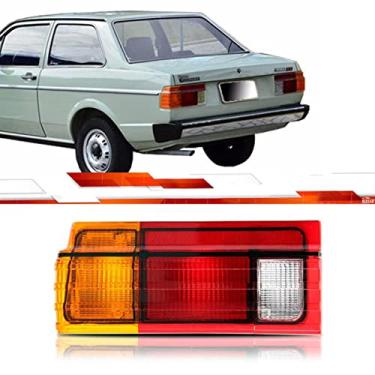 Imagem de Lanterna Traseira Voyage 1984 Em Diante Le Friso Preto Ré Grande Tricolor