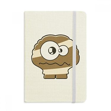 Imagem de Caderno de Alien Marrom Universo e Alienígena Oficial de Tecido Rígido Diário Clássico