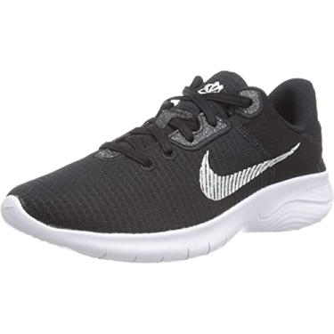 Imagem de Nike Tênis de corrida feminino Flex Experience Run 11 DD9283-009 Black-Citron Pulse tamanho 40