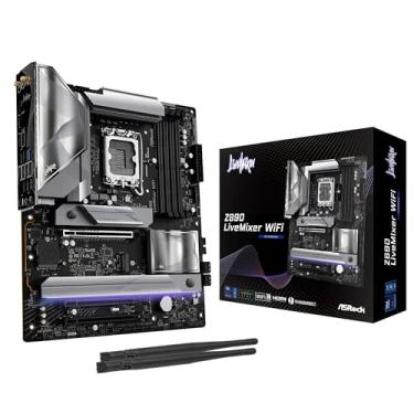Imagem de ASRock Placa mãe Intel Core Ultra Z890 LiveMixer WiFi 7 DDR5 9066 MHz ATX LGA1851 RL-ILM M.2 Thunderbolt SATA3 6.0 Gb/s PCIe 5.0