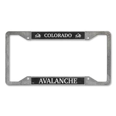 Imagem de Rico Industries Moldura de placa de estanho NHL Hockey Colorado Avalanche 30,48 cm x 15,24 cm