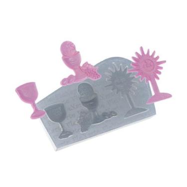Imagem de Molde de Silicone Coelho Engravatado Ref. 11 Flexarte Rizzo Confeitari