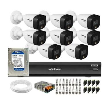 Imagem de Kit 8 Câmeras Segurança VHD 1220 B Full Color Full HD 1080p + Gravador