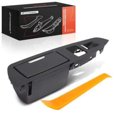 Imagem de A-Premium Substituição do painel do interruptor de porta para BMW Série 7 2009-2012, preto, traseiro direito, com pé de cabra