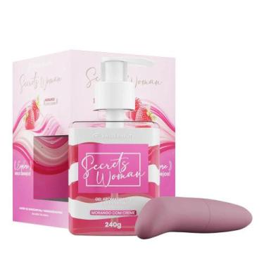 Imagem de Gel aromatizante 240g + massageador golfinho - SWISS BEAUTY
