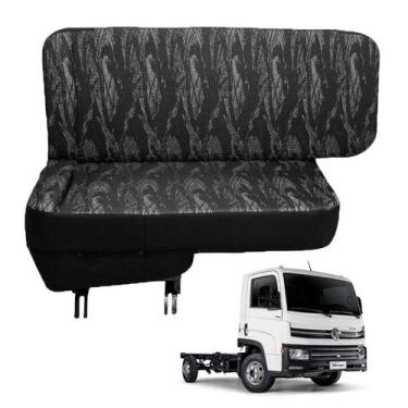 Imagem de Sofá Cama Caminhão Para VW Delivery Lado Carona Cabine Nova - Climatiz