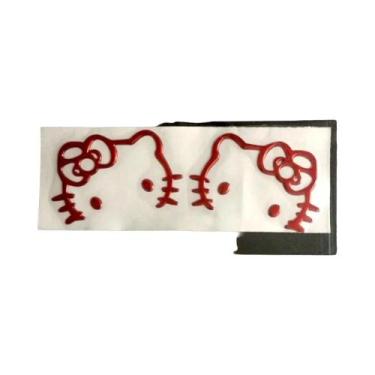 Imagem de Adesivos De Porta De Carro 3D À Prova d'Água Sanrio Hello Kitty Para D