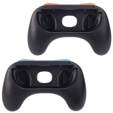 Imagem de 2un. Punhos Pretos para Joy-Con do Switch 2, Alças Antiderrapantes Ergonômicas Kit para Controles Joy-Con Switch de Nova Geração 2025