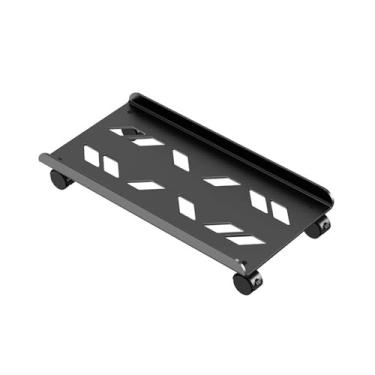 Imagem de YAYAOVP-24927 Suporte de CPU para carrinho móvel com rodas giratórias de bloqueio, suporte simples para chassi, capa de PC móvel, suporte para a maioria dos PCs, sob casa, escritório, mesa, computador