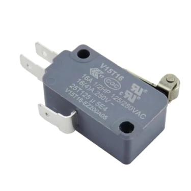 Imagem de Serve para Honeywell Microswitch 3Pin 16A 125/250VAC V15T16-EZ200A05 com acessórios de válvula de motor de rolo de metal