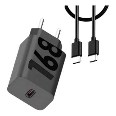 Imagem de Carregador 168W Tipo C Compatível com Motorola G75 G56 G86G G35 - cmar