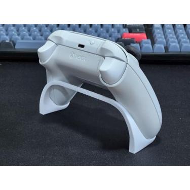 Imagem de Suporte para Controle compatível com Xbox, Base de Mesa em Plástico Branco, Organizador para Gamepad