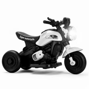 Imagem de Moto Elétrica Triciclo Mini Infantil Motinha Com Luzes E Sons Bateria 