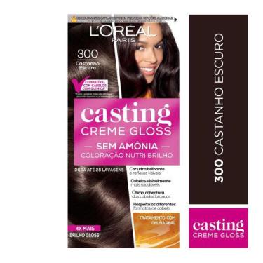 Imagem de Tinta de Cabelo Casting Creme Gloss de LOréal Paris 300 Castanho Escur