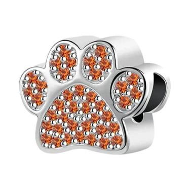 Imagem de Colar Com Pingente De Patinha De Cão Em Prata 925 Para Mulheres, Estil