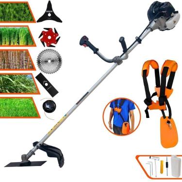 Imagem de Roçadeira Aparador De Grama Anmax Cg430b 43cc 1,7hp 5 Em 1