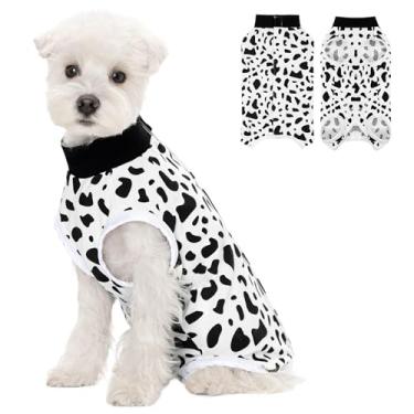 Imagem de Coppthinktu Body de recuperação para cães pós-cirurgia macacão para cães castrados neutros, roupas pós-cirurgia pós-operatória, gola eletrônica, alternativa, antilambida