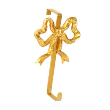 Imagem de Baoblaze Gancho Organizador de Porta com Alça Curva: Economiza Espaço, Multiuso, para Pendurar Roupas e Toalhas em Armários de Cozinha e Dormitórios.