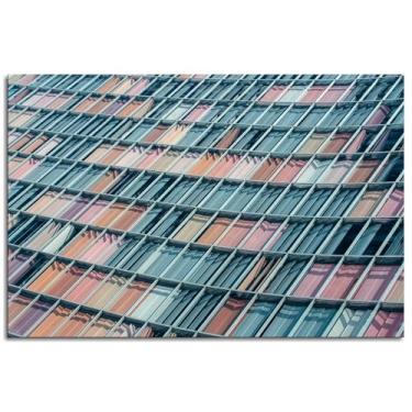 Imagem de Impressão em tela de fachada pôster de arquitetura de janela arte de parede para casa 1 peça decorações não ramificadas 30,5 x 20,3 cm