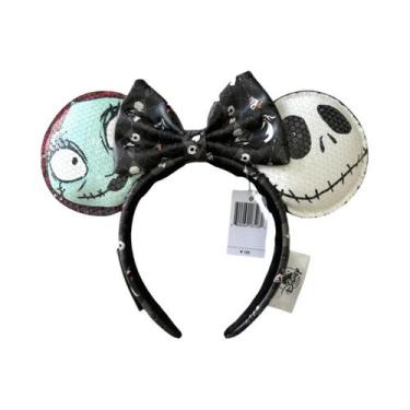 Imagem de Tiara De Pelúcia Mickey E Minnie Mouse 2025 Para Festa De Fim De Ano D