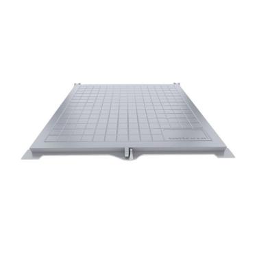 Imagem de Tampão Articulado S Rebaixo Passagem Inspeção Cinza 60x60cm