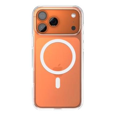 Imagem de Capa Case Premium Crystal Slim em Acrílico Compatível com MagSafe para iPhone 11, iPhone 12, iPhone 13, iPhone 14, iPhone 15, iPhone 16, iPhone 17 Pro Max, Transparente (iPhone 16e)