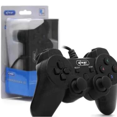 Imagem de Controle Joystick Para Ps3 Dualshock Analógico Com Fio Knup Kp-4123a+