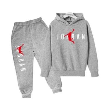 Imagem de Conjunto De Moletom Infantil Com Calças E Estampa De Letras 2 Peças Pr