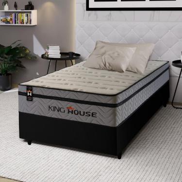 Imagem de Cama Box Molas Ensacadas Preston Solteiro 88x188 King House