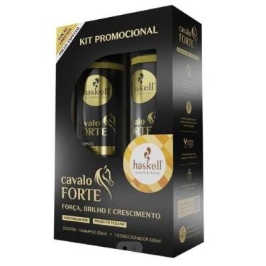 Imagem de Kit Cavalo Forte Shampoo e Condicionador 300ml - Haskell