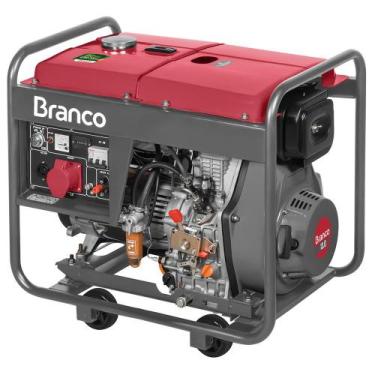 Imagem de Gerador de Energia Bd8000e3 a Diesel 380v 8kva Partida Elétrica Branco