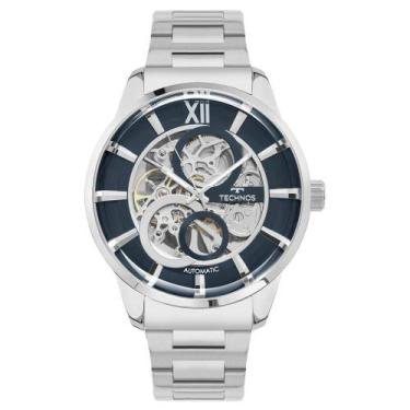 Imagem de Relógio Technos Masculino Automatico Prata - G3265AZ/1A