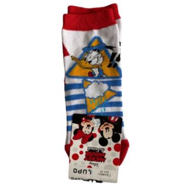 Imagem de Meia Lupo Infantil Meninos Disney Punho Soft Cano Médio Algodão, 2300,