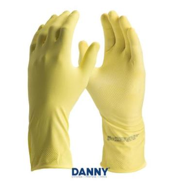 Imagem de Luvas de proteção Danny Confort Látex Amarela DA-299, M